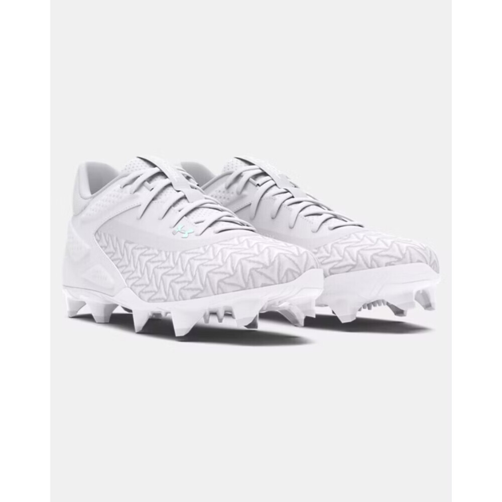 Under Armour Yard MT TPU 3.0 3027449-101 Mens US 13 White Baseball Cleats TF8538